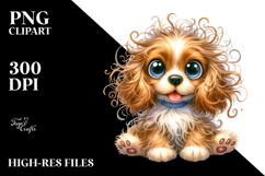 Cute Cocker Spaniel Puppy, Transparent PNG Product Image 2