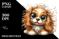 Cute Cocker Spaniel Puppy, Transparent PNG Product Image 2
