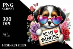 Colorful Watercolor Digital Painting with Detailed Puppy Product Image 2