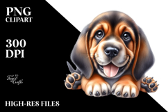 Happy Baby Bloodhound PNG Product Image 2