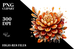 Stained Marigold | Abstract Clipart Product Image 2