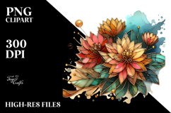Stained Marigold | Abstract Clipart Product Image 2