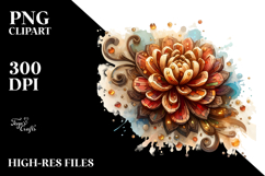 Stained Marigold | Abstract Clipart Product Image 2
