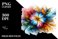 Colorful Stained Primrose PNG Product Image 2