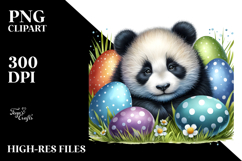 Baby Panda in Grass, PNG Product Image 2