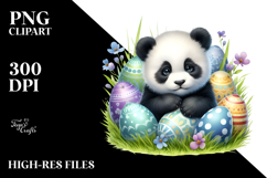 Baby Panda in Grass, PNG Product Image 2