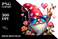 Victory Gnome with Sunglasses PNG Product Image 2