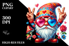 Victory Gnome with Sunglasses PNG Product Image 2