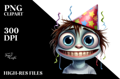 Funny Portrait Party Hat | Clipart Product Image 2