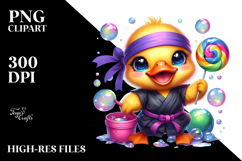 Ninja Baby Duck in Watercolor Product Image 2