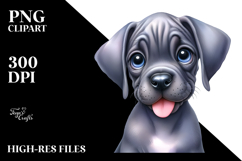 Cute Baby Great Dane, PNG Product Image 2