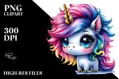 Unique Baby Unicorn PNG Product Image 2