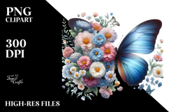 Butterfly Splashes PNG Product Image 2