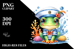 Vibrant Whimsical Frog Sailor Suit Product Image 2