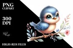 Cute Baby Bird, Transparent PNG Product Image 1