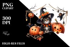 Kitten on Cloud, Transparent PNG Product Image 2