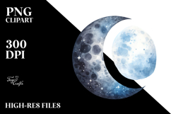 Simple Half Moon, Transparent PNG Product Image 2