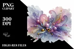 Vibrant Wooden Lavender Stained PNG Product Image 1