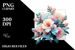 Shiny Rhododendron Poppy PNG Product Image 3