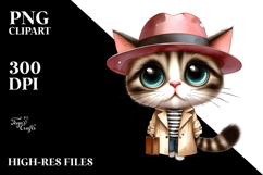 Funny Cat Standing, PNG Product Image 2