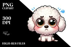 Colorful Funny Cartoon Baby Bichon Frise | Sublimation | Product Image 3