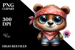 Funny Flower Bandana Clipart Product Image 2
