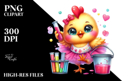 Smiling Baby Rooster Bucket PNG Product Image 2