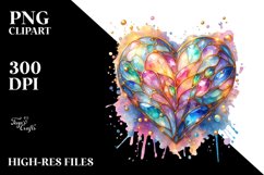 Colorful Heart PNG Product Image 2
