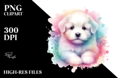 Vibrant Pastel Baby Puppy Product Image 2