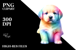 Vibrant Pastel Baby Puppy Product Image 2