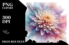 Glossy Chrysanthemum Flower JPEG Product Image 2