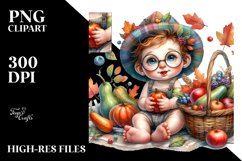 Colorful Baby Sitting | Sublimation | Clipart Product Image 3