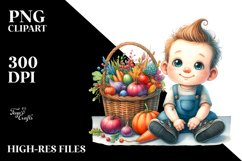 Colorful Baby Sitting | Sublimation | Clipart Product Image 3