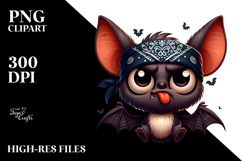 Silly Bat with Bandana and Mock Seriousness Product Image 2