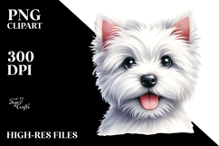 Cute West Highland White Terrier, PNG Product Image 2