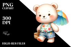 Energic Baby Bear PNG Product Image 2