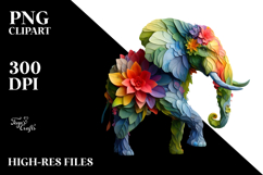 Vibrant Plant Elephant, PNG Product Image 2
