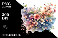 Colorful Flower Spring Flowers PNG Product Image 2
