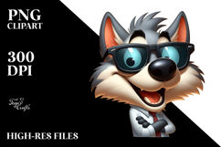 Vibrant Wolf, Transparent PNG Product Image 2