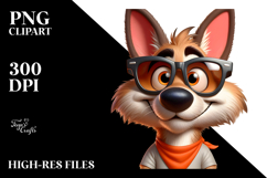 Vibrant Wolf, Transparent PNG Product Image 2