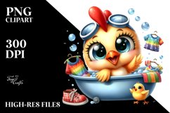 Goofy Baby Rooster PNG Product Image 2