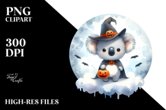 Cute Halloween Baby Koala PNG Product Image 2