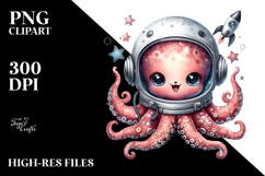 Energic Baby Octopus PNG Product Image 2