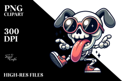 Playful Skull with Oversized Sunglasses Product Image 2