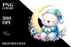 Baby Polar Bear Moon Summer Product Image 2