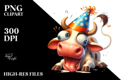 Silly Party Hat with Large Udder, Transparent PNG Product Image 2
