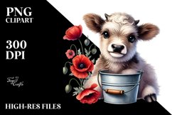 Floating Gnome with Large Rhododendron PNG Product Image 2