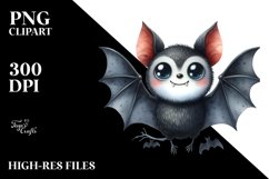 Funny Haloween Bat Centered | Clipart Product Image 1