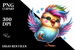 Proud Baby Bird Dancing PNG Product Image 3