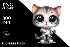 Cute Baby Cat Sublimation Clipart Product Image 2